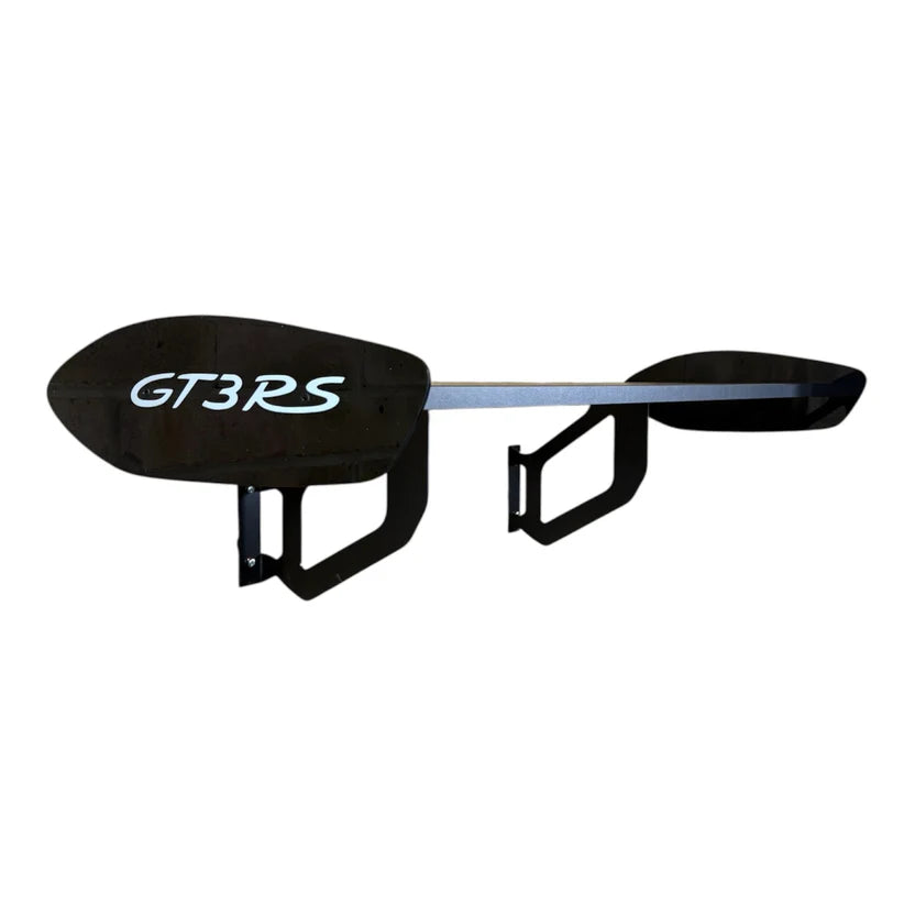 GT3RS Spoiler Duvar Rafı – Otomobil Tutkunlarına Özel (Siyah/Beyaz)