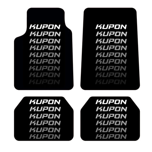 Çok Yazılı Kupon Desen Kadife Halı Paspas seti (UNİVERSAL ÖLÇÜ )