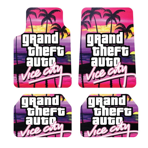 GTA San Andreas Desen Kadife Halı 4 lü Paspas seti