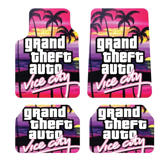 GTA San Andreas Desen Kadife Halı 4 lü Paspas seti